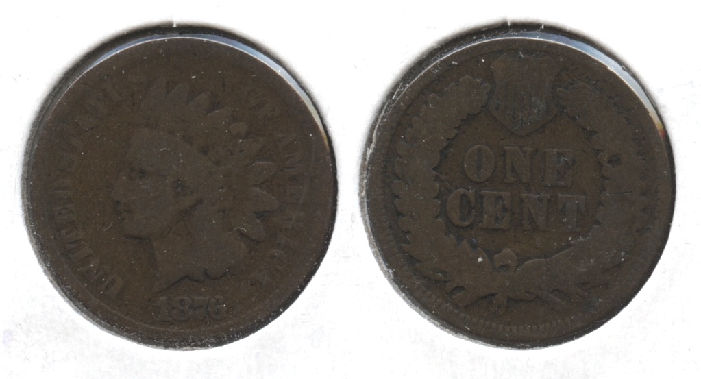 1876 Indian Head Cent Good-4 #q