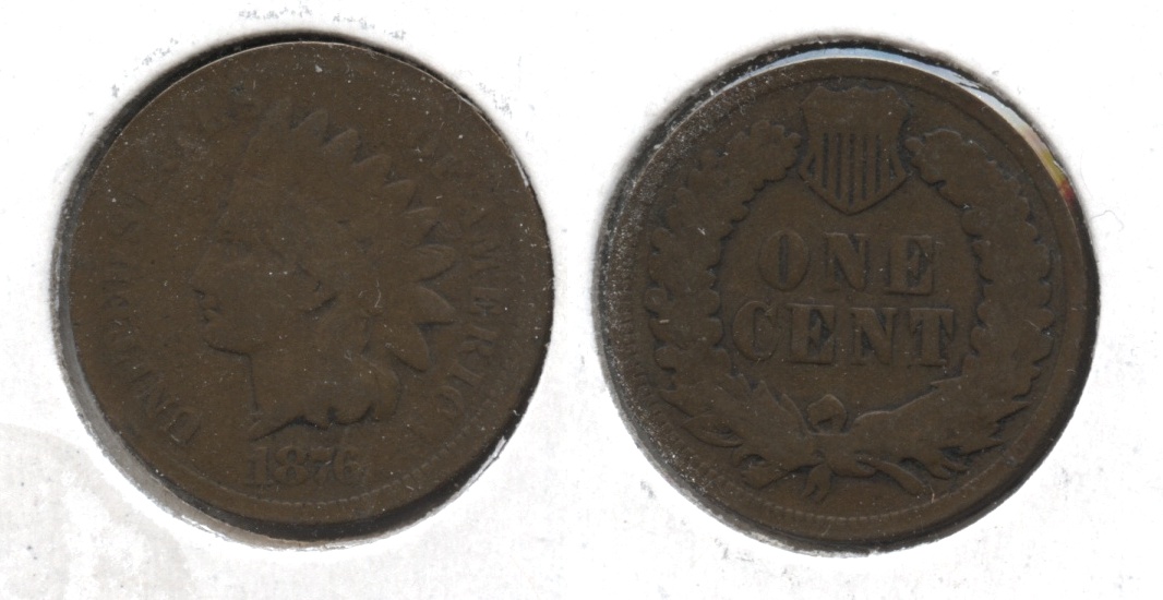 1876 Indian Head Cent Good-4 #s
