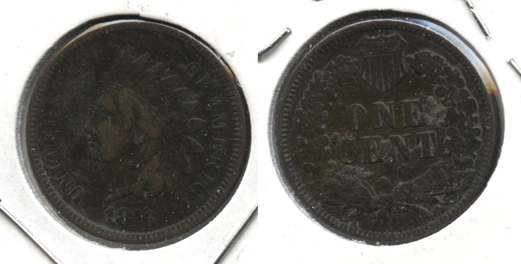 1876 Indian Head Cent VG-8 Dark