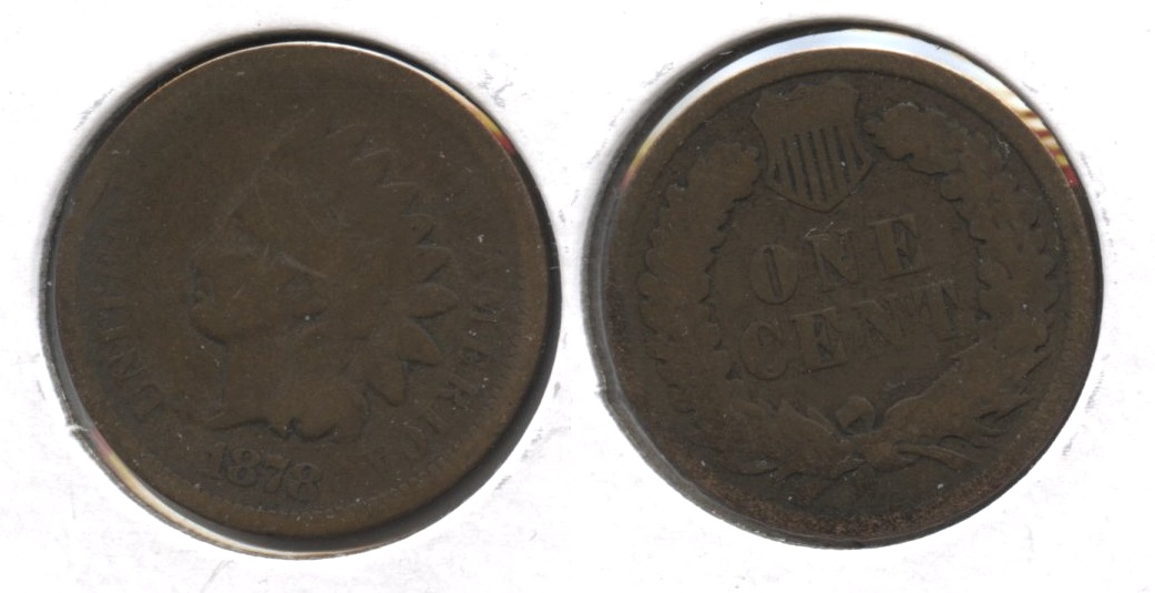 1878 Indian Head Cent AG-3+ #k