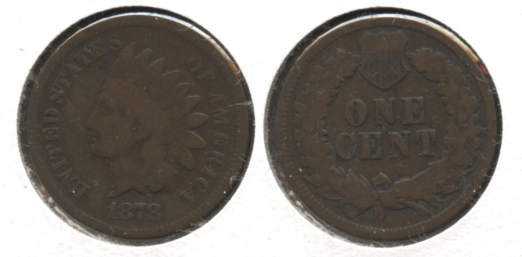 1878 Indian Head Cent Good-4 #h