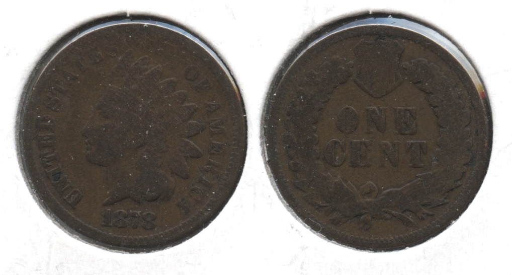 1878 Indian Head Cent Good-4 #o