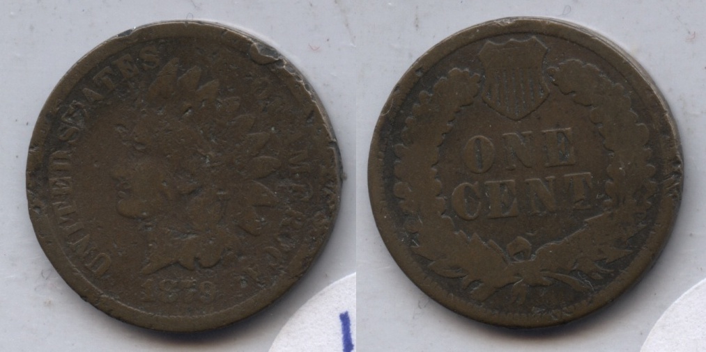 1879 Indian Head Cent Good-4 #am Rough