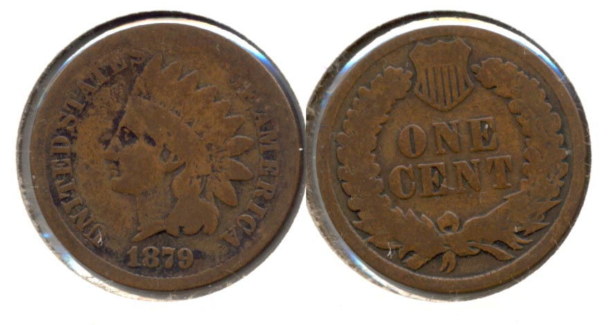 1879 Indian Head Cent Good-4 f