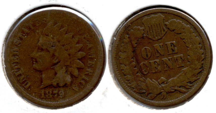 1879 Indian Head Cent Good-4 q