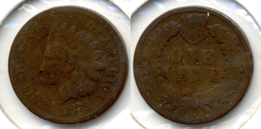 1879 Indian Head Cent Good-4 r
