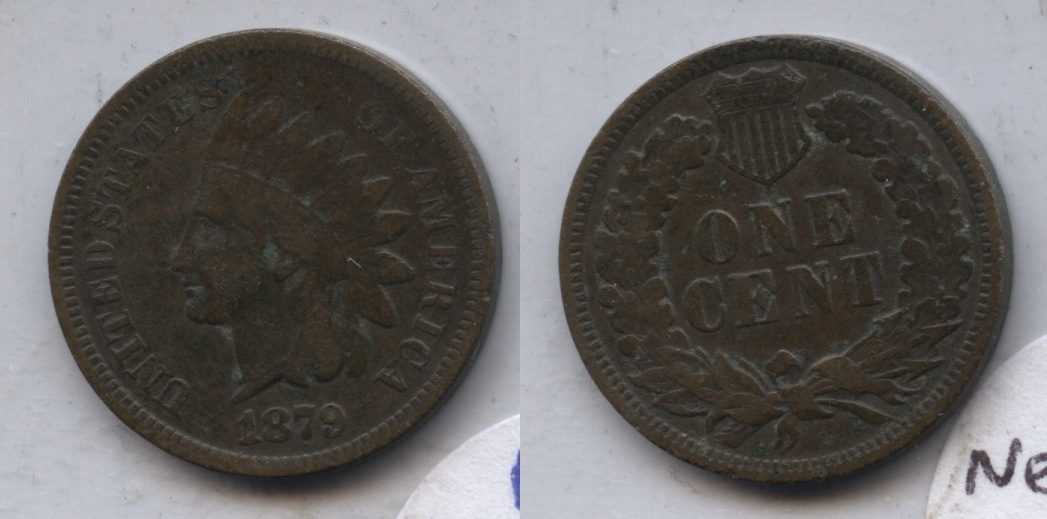 1879 Indian Head Cent VG-8 #g Dark