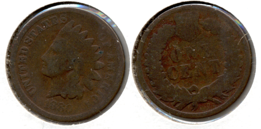 1880 Indian Head Cent Good-4 ab