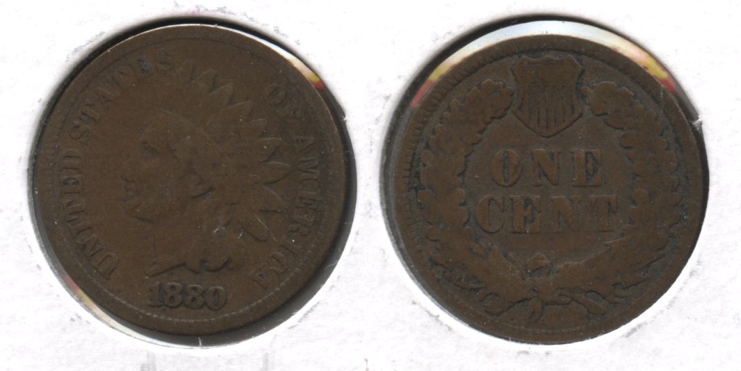 1880 Indian Head Cent Good-4 #aq