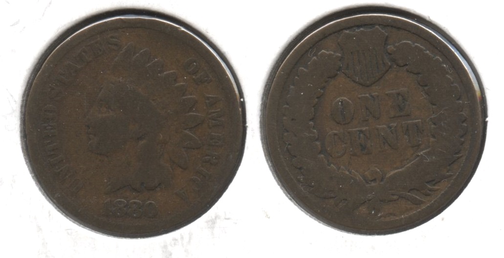 1880 Indian Head Cent Good-4 #ar