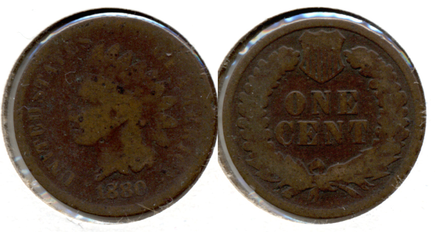 1880 Indian Head Cent Good-4 c