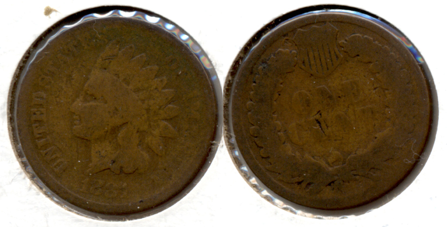 1881 Indian Head Cent AG-3 e