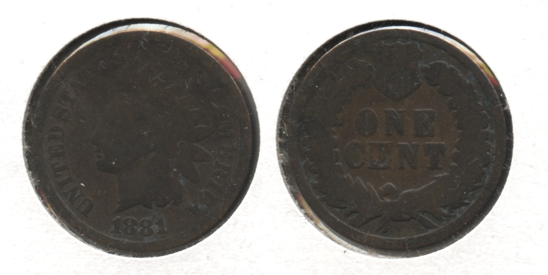 1881 Indian Head Cent AG-3 #g
