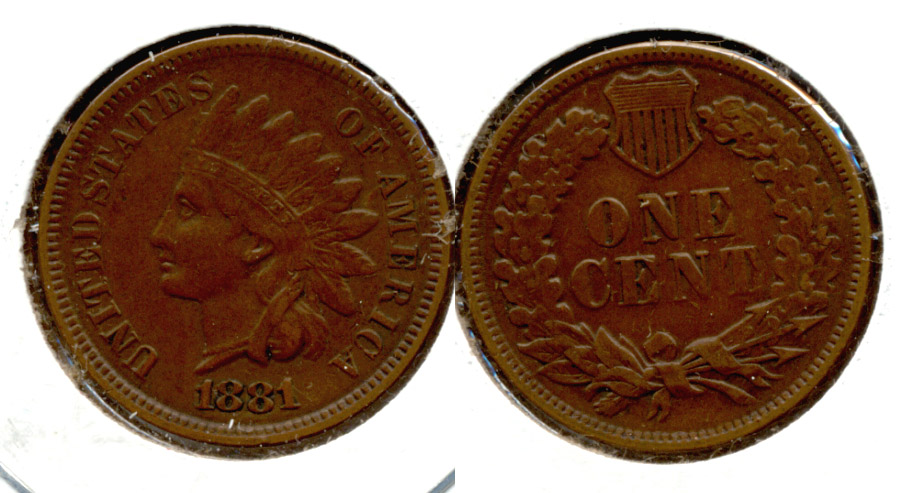 1881 Indian Head Cent EF-40 c