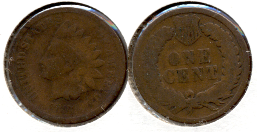 1881 Indian Head Cent Good-4 aa