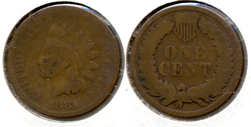 1881 Indian Head Cent Good-4 ab