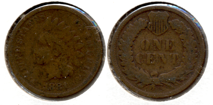 1881 Indian Head Cent Good-4 ae