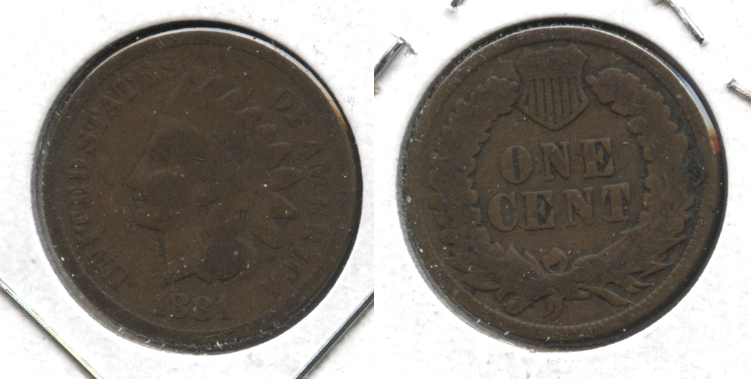 1881 Indian Head Cent Good-4 #aj