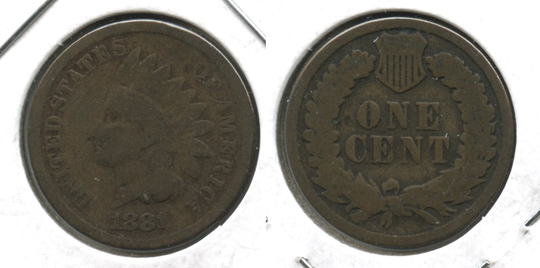 1881 Indian Head Cent Good-4 #as