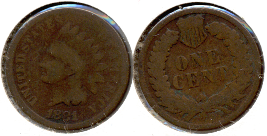1881 Indian Head Cent Good-4 i