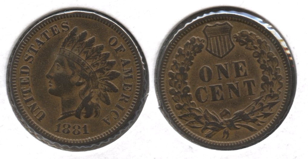 1881 Indian Head Cent VF-20 #a