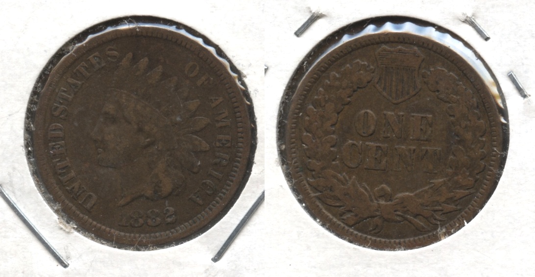 1882 Indian Head Cent Fine-12 #a