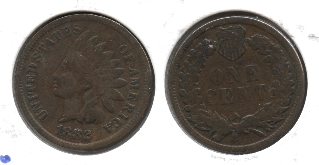 1882 Indian Head Cent Fine-12 #b