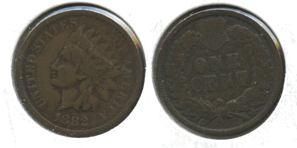 1882 Indian Head Cent Fine-12 #c