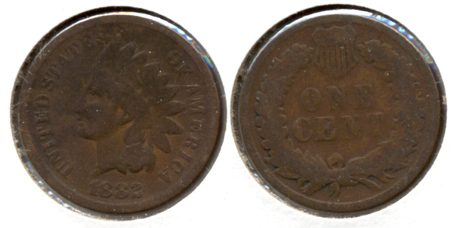 1882 Indian Head Cent Good-4 af