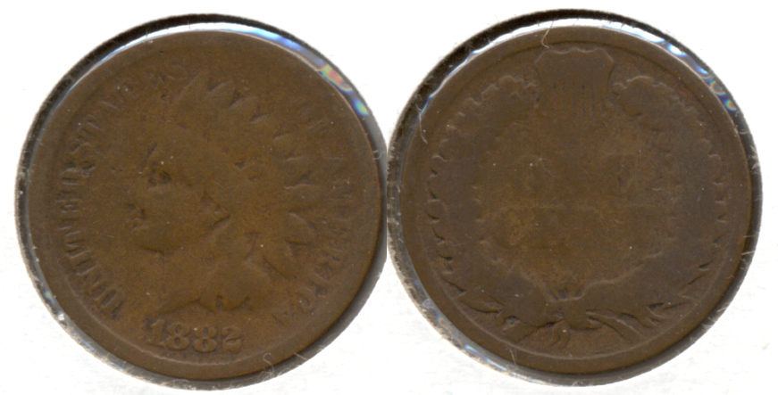1882 Indian Head Cent Good-4 e