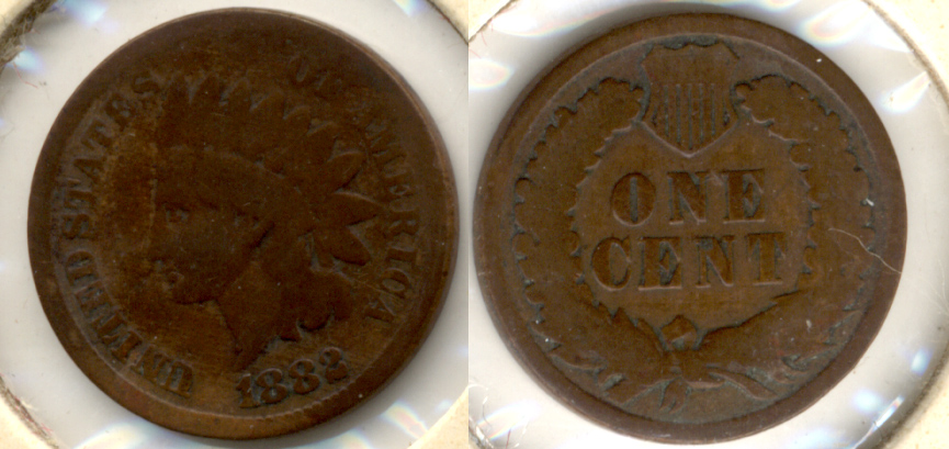 1882 Indian Head Cent Good-4 g