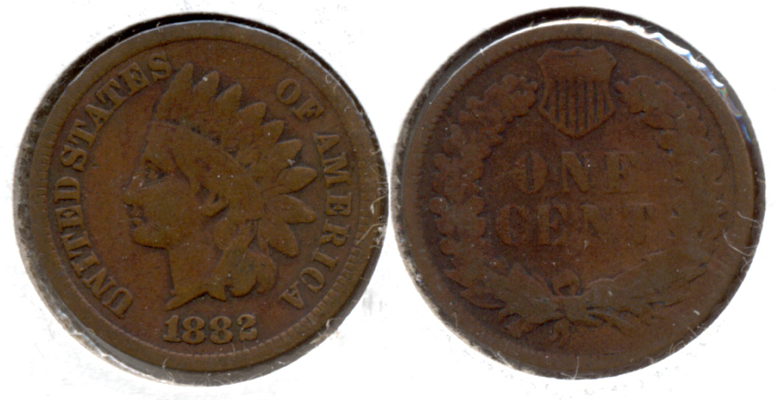 1882 Indian Head Cent Good-4 j