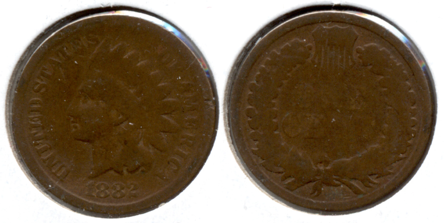 1882 Indian Head Cent Good-4 s