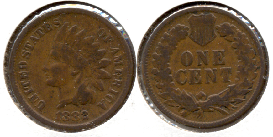 1882 Indian Head Cent VG-8 a