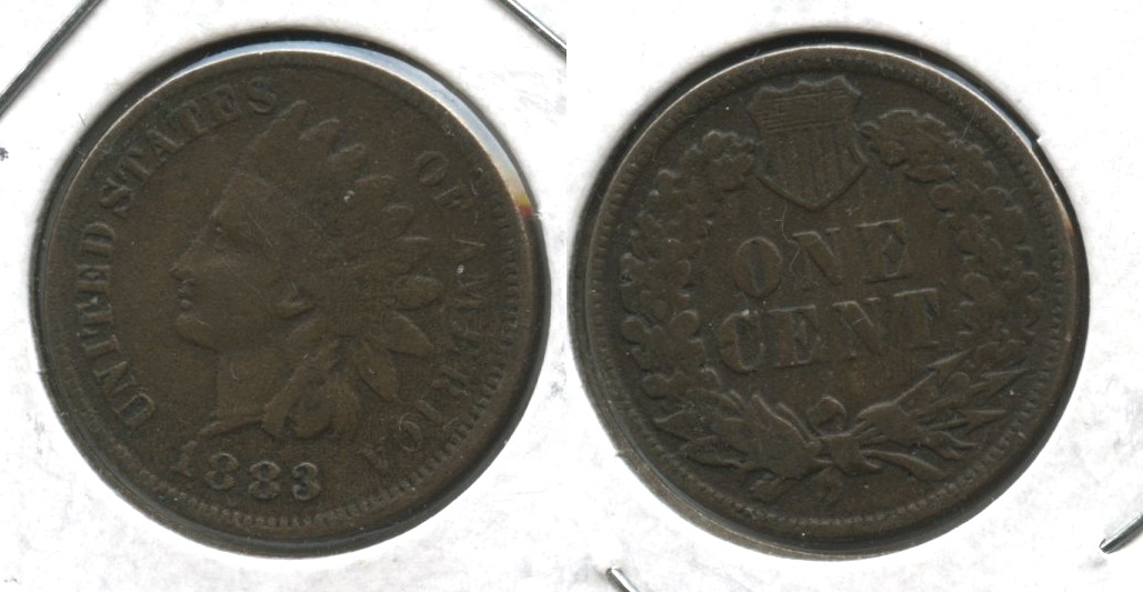 1883 Indian Head Cent Fine-12 #c