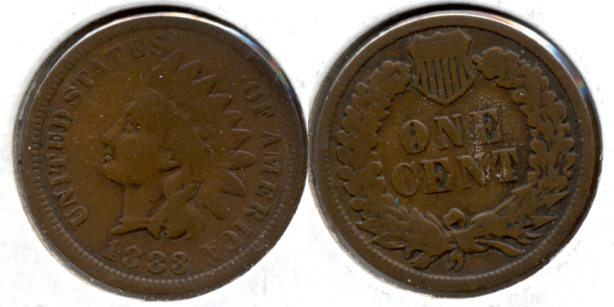 1883 Indian Head Cent Good-4 af