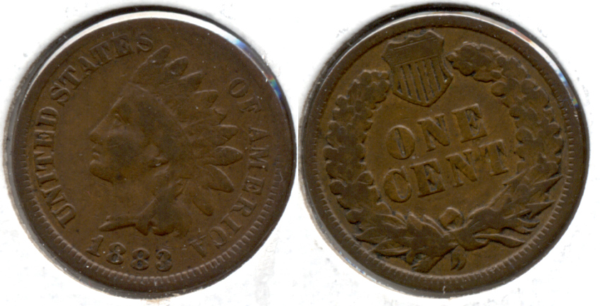 1883 Indian Head Cent Good-4 aj