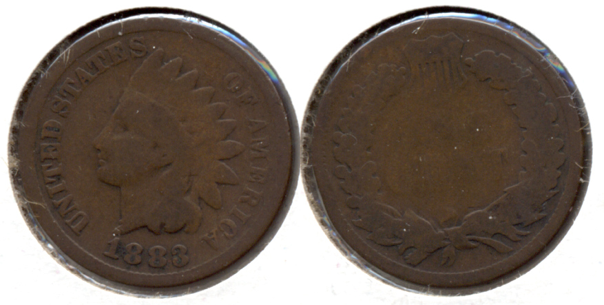1883 Indian Head Cent Good-4 ax