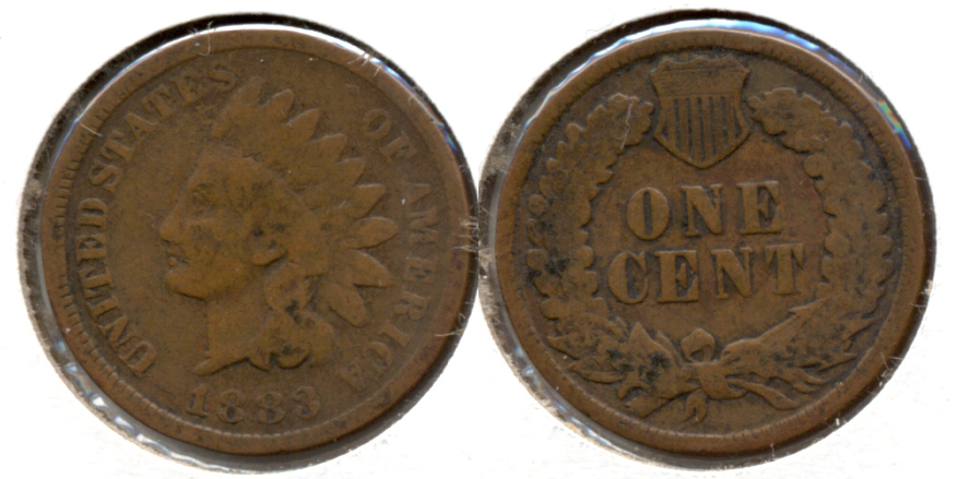 1883 Indian Head Cent Good-4 i