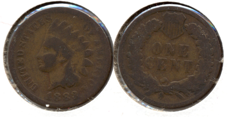 1883 Indian Head Cent Good-4 w