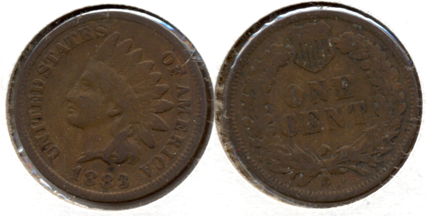 1883 Indian Head Cent VG-10 a