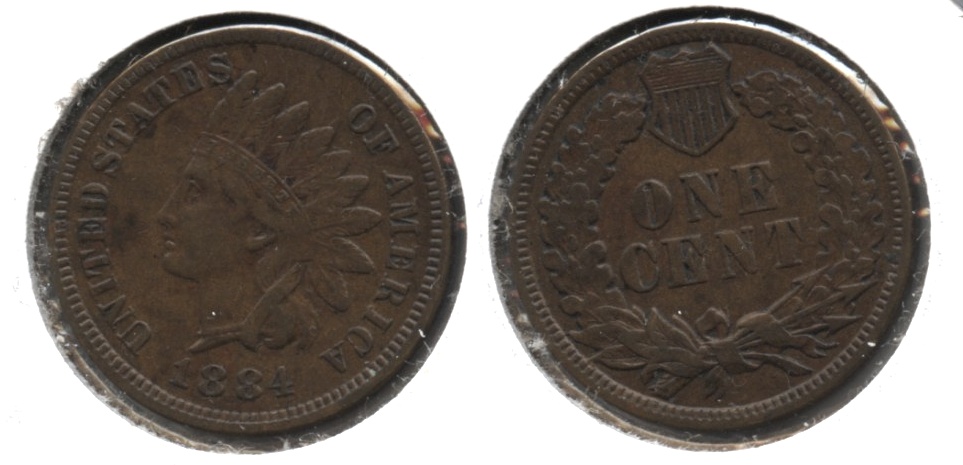 1884 Indian Head Cent EF-40