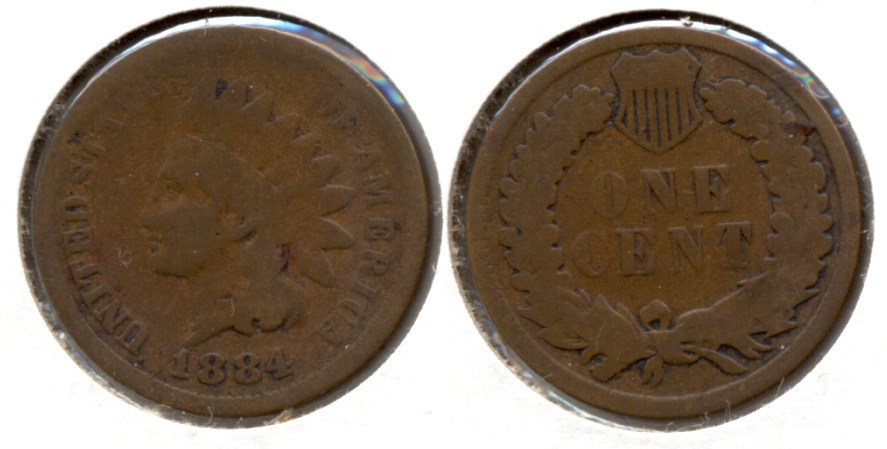 1884 Indian Head Cent Good-4 b