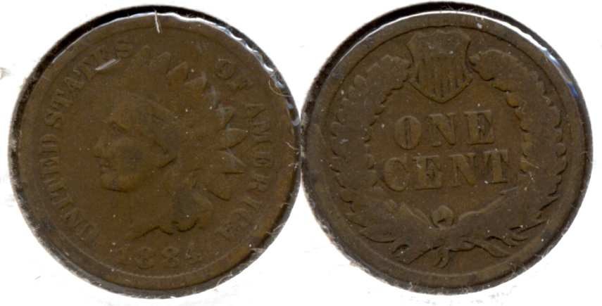 1884 Indian Head Cent Good-4 c