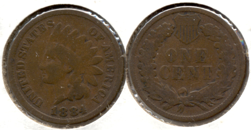 1884 Indian Head Cent Good-4 n