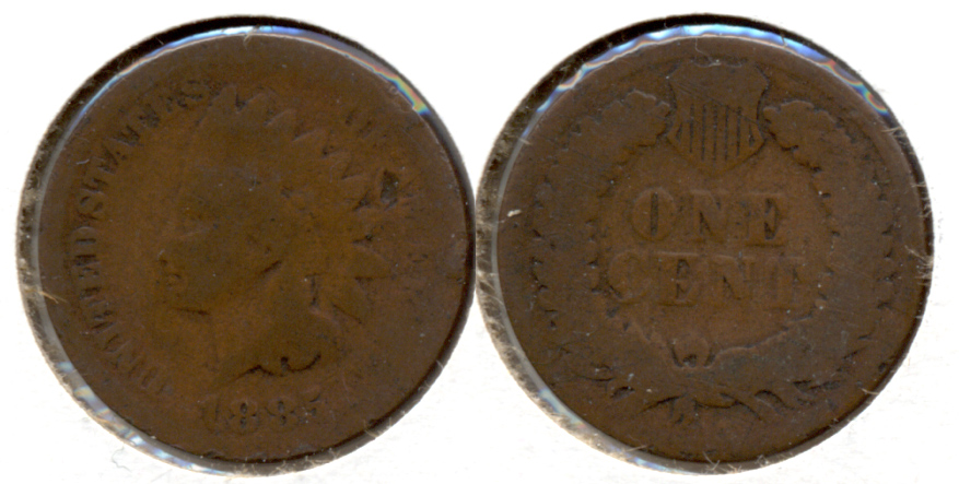 1885 Indian Head Cent AG-3 f