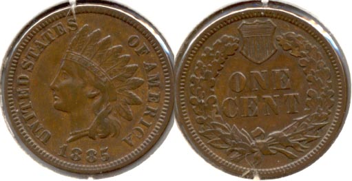 1885 Indian Head Cent VF-30 a