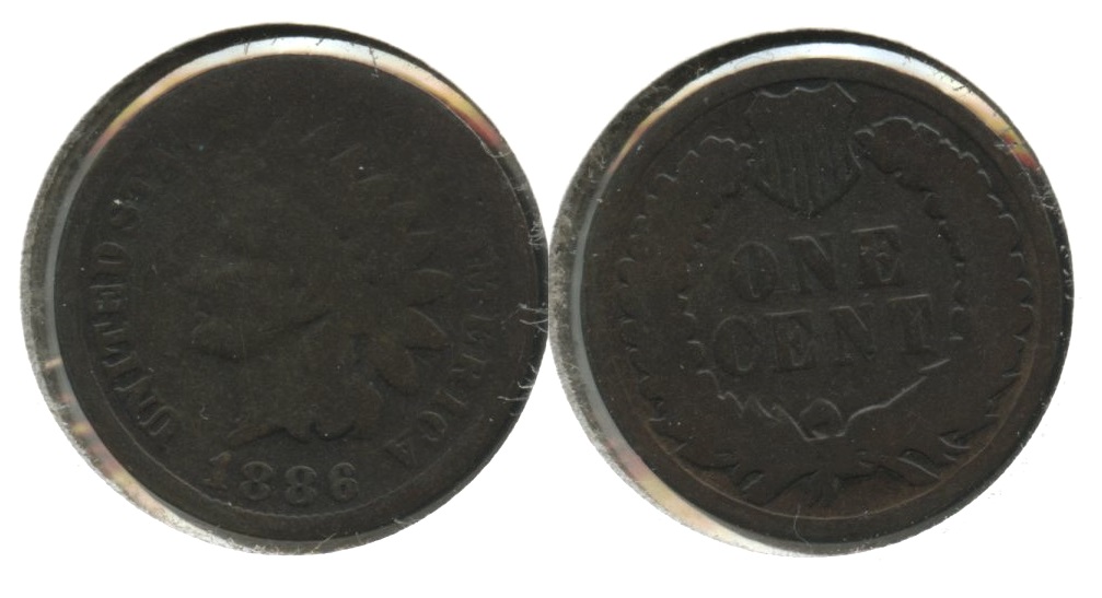 1886 Indian Head Cent AG-3 #d
