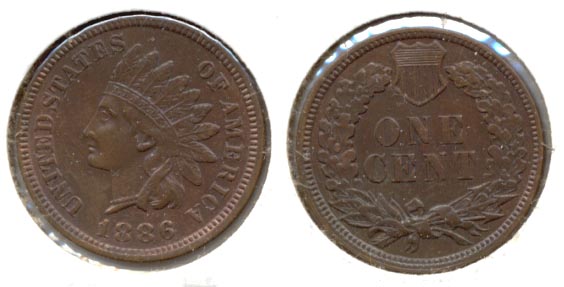 1886 Indian Head Cent EF-40