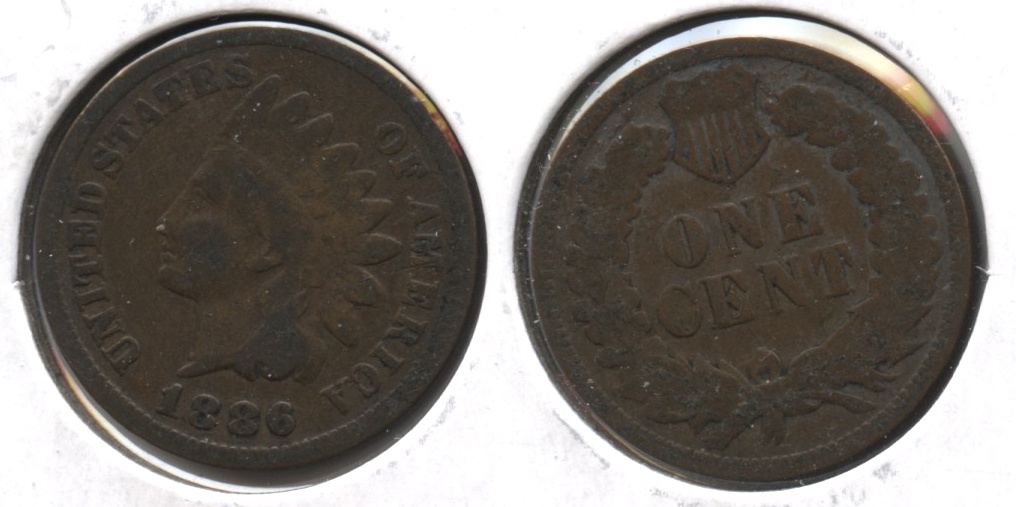 1886 Type 1 Indian Head Cent G-4 #e